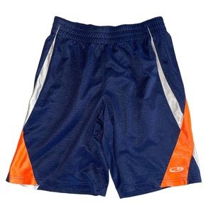 Champion Boys Blue, Orange, and White Athletic Shorts- Size Small